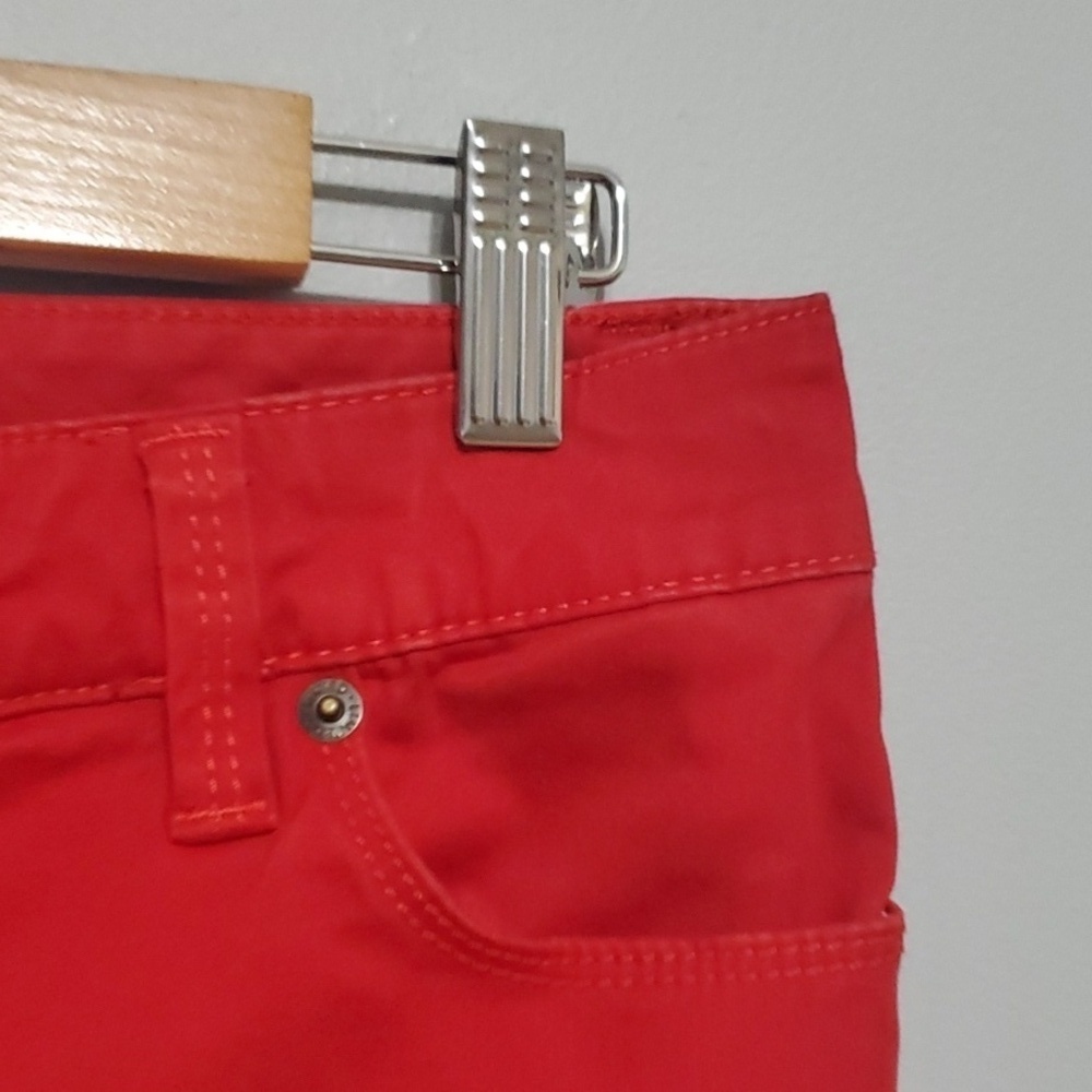 The Limited 678 Red Denim jean Legging jeans Size 4 Low Rise Skinny Vintage Y2k - Picture 5 of 15